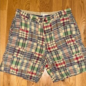 J crew patchwork short
